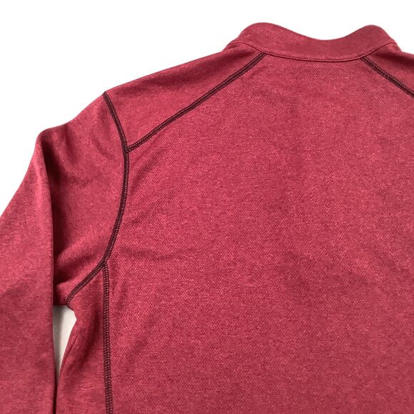 Pebble Beach Men’s Medium Performance 1/4 Zip Pullover Long Sleeve Burgundy Golf - Picture 13 of 16